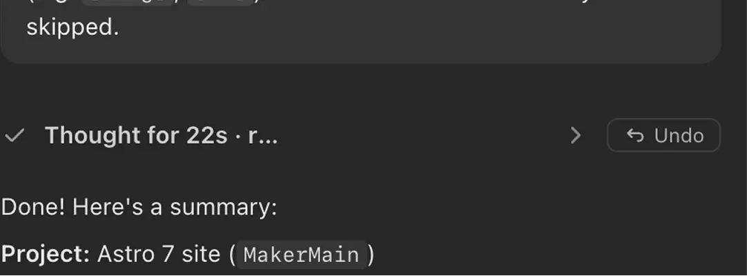 Undo anything, instantly.